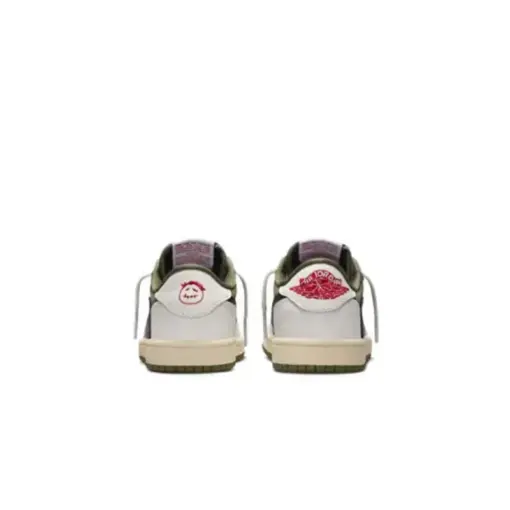 Travis Scott x Air Jordan 1 Retro Low OG SP MEDIUM OLIV：圖片 4
