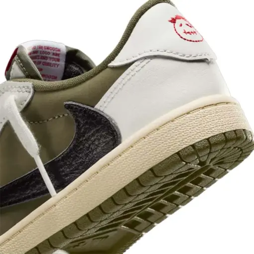 Travis Scott x Air Jordan 1 Retro Low OG SP MEDIUM OLIV：圖片 8