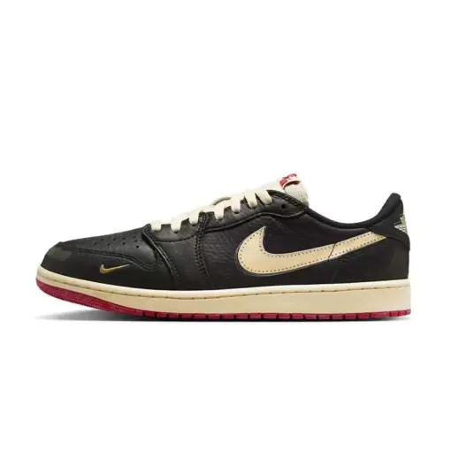 Air Jordan 1 Low OG x Nigel Sylvester 米白 黑色 仿舊 聯名 IB895