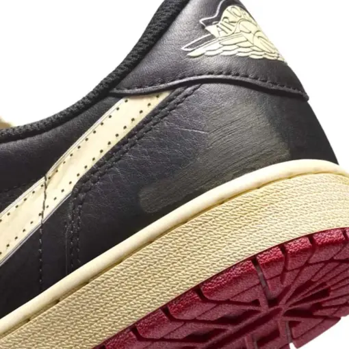 Air Jordan 1 Low OG x Nigel Sylvester 米白 黑色 仿舊 聯名 IB895：圖片 8