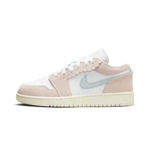 Air Jordan 1 Low GS "White Pink Blue" 粉藍  女鞋 大童 DZ5356-