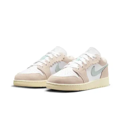 Air Jordan 1 Low GS "White Pink Blue" 粉藍  女鞋 大童 DZ5356-：圖片 2