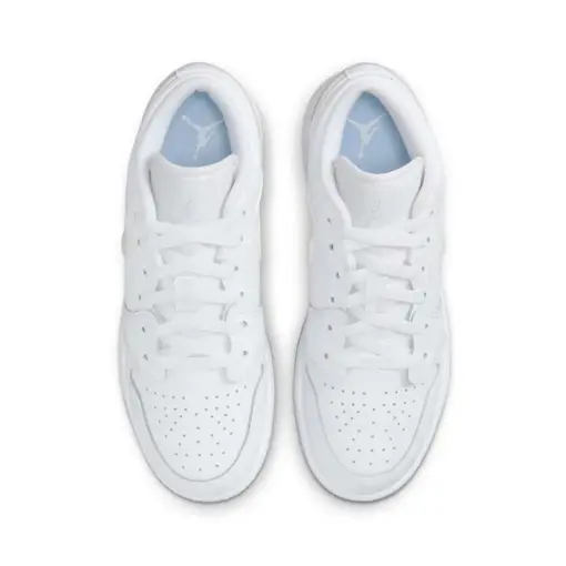 Air Jordan 1 Low GS "Glitter Swoosh" 彩雲 白 大童 女鞋 FQ9112-：圖片 4