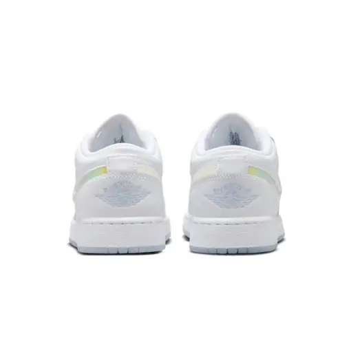 Air Jordan 1 Low GS "Glitter Swoosh" 彩雲 白 大童 女鞋 FQ9112-：圖片 5