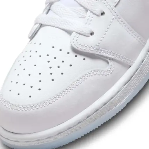 Air Jordan 1 Low GS "Glitter Swoosh" 彩雲 白 大童 女鞋 FQ9112-：圖片 7