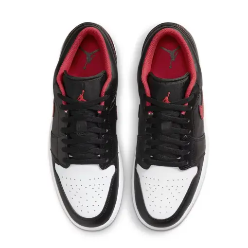 Air Jordan 1 Low "White Toe" 白腳趾 黑白紅 男鞋 553558-063 [台灣現：圖片 5