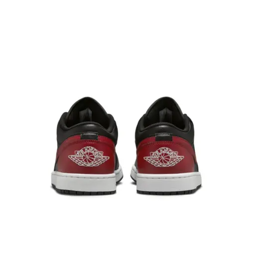 Air Jordan 1 Low "Bred" 黑紅 男鞋 553558-067：圖片 4