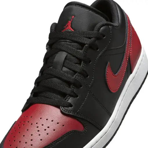 Air Jordan 1 Low "Bred" 黑紅 男鞋 553558-067：圖片 7