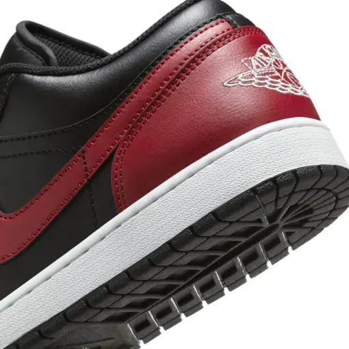 Air Jordan 1 Low "Bred" 黑紅 男鞋 553558-067：圖片 8