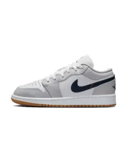 Air Jordan 1 Low "Georgetown" GS 白灰藍 女鞋 大童 553560-146