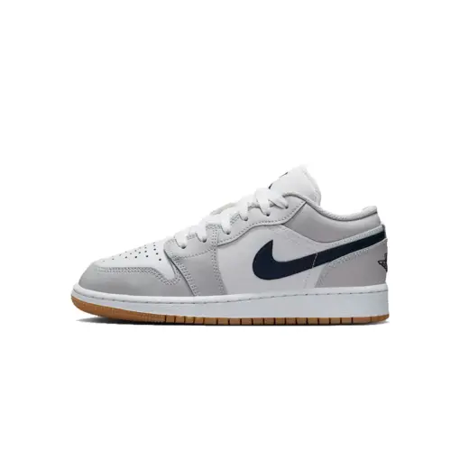 Air Jordan 1 Low "Georgetown" GS 白灰藍 女鞋 大童 553560-146