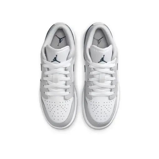 Air Jordan 1 Low "Georgetown" GS 白灰藍 女鞋 大童 553560-146：圖片 5