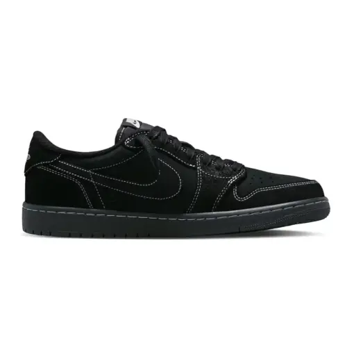 Travis Scott x Air Jordan 1 Low OG "Black Phantom" 聯名款：圖片 3