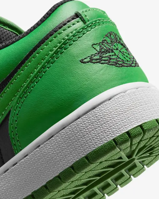 Air Jordan 1 Low (GS)  " Lucky Green " 黑綠  女鞋 大童 553560：圖片 3