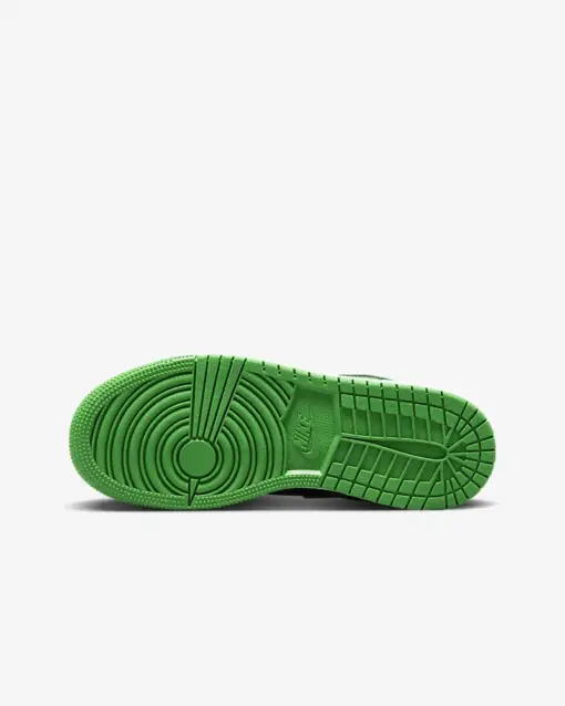 Air Jordan 1 Low (GS)  " Lucky Green " 黑綠  女鞋 大童 553560：圖片 8