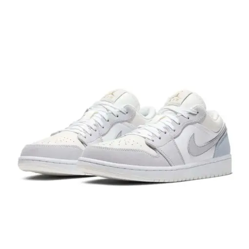 Air Jordan 1 Low "Paris" 奧運限定 小巴黎 麂皮 白灰 CV3043-100：圖片 2