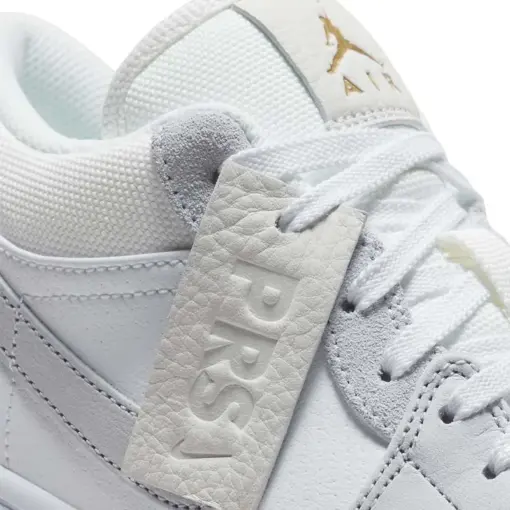 Air Jordan 1 Low "Paris" 奧運限定 小巴黎 麂皮 白灰 CV3043-100：圖片 7