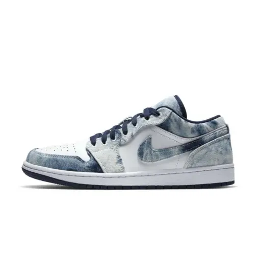 Air Jordan 1 Low "Washed Denim" 水洗 丹寧 休閒鞋 男款 CZ8455-100