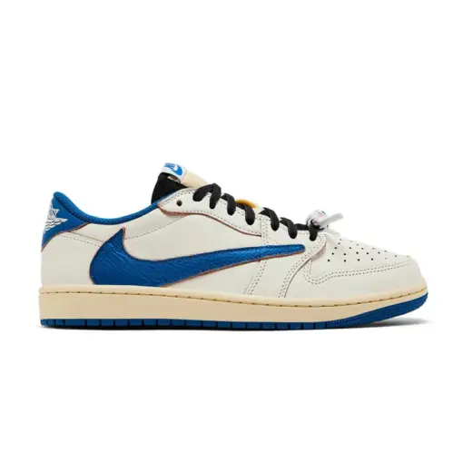 Air Jordan1 Low x Travis Scott x Fragment "Sail Militar