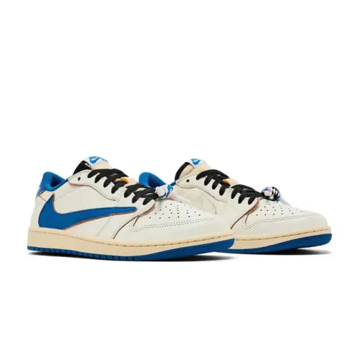 Air Jordan1 Low x Travis Scott x Fragment "Sail Militar：圖片 2