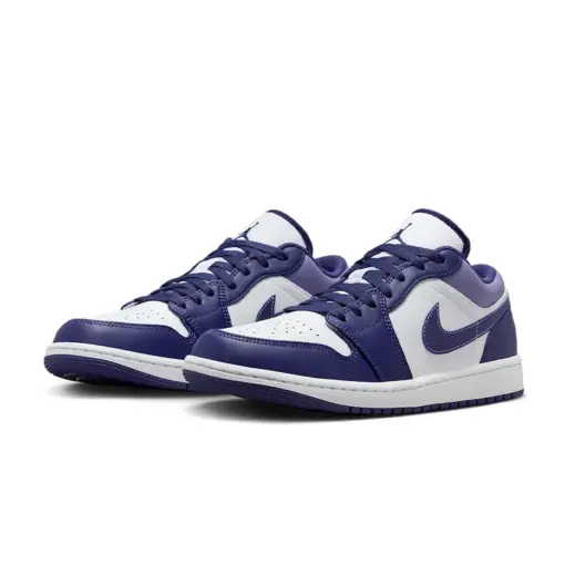 AIR JORDAN 1 LOW " S ky J Purple " 白紫 男鞋 553558-515 [台灣：圖片 2