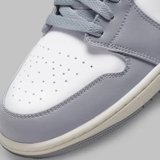 Air Jordan 1 Low " Vintage Grey " 復古底 仿舊 淺灰 女款 553560-0：圖片 9