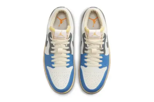 Air Jordan 1 Low " UNC Grey " Tokyo Vintage  藍灰 東京 蛇紋勾勾：圖片 4