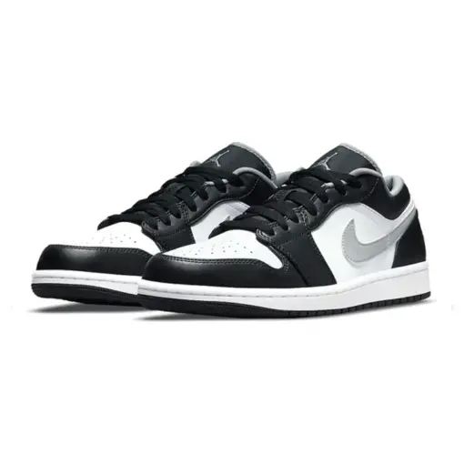 Air Jordan 1 Low '' Black Medium Grey '' 影子 黑白灰 男款 5535：圖片 2