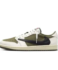Travis Scott x Air Jordan 1 Low OG "Medium Olive" 聯名款 倒