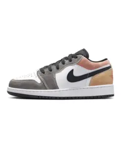 Air Jordan 1 Low "Flight Club" GS 飛行俱樂部 灰橘 大童 女鞋 DX4374
