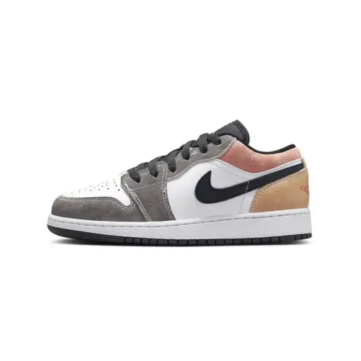 Air Jordan 1 Low "Flight Club" GS 飛行俱樂部 灰橘 大童 女鞋 DX4374