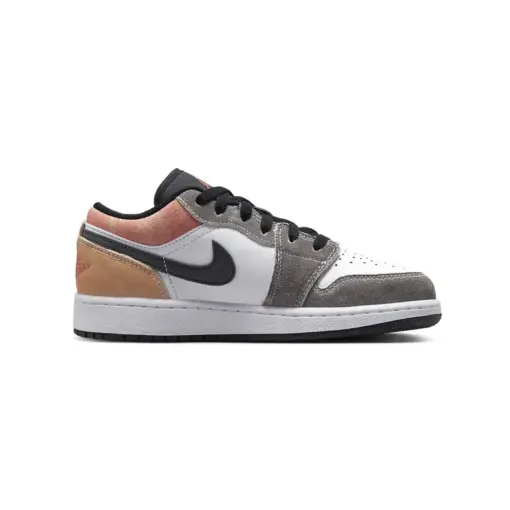 Air Jordan 1 Low "Flight Club" GS 飛行俱樂部 灰橘 大童 女鞋 DX4374：圖片 3