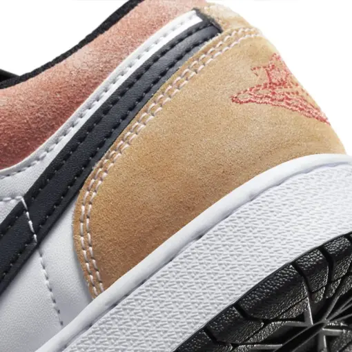 Air Jordan 1 Low "Flight Club" GS 飛行俱樂部 灰橘 大童 女鞋 DX4374：圖片 8