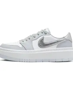 Air Jordan 1 Low Elevate “Cut Away” 可撕 白灰  珊瑚紅 厚底 女款 男女