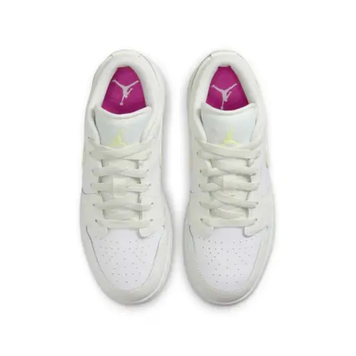 Air Jordan 1 Low GS "Zesty Lemon" 檸檬黃 大童 女鞋 FV8486-181：圖片 5