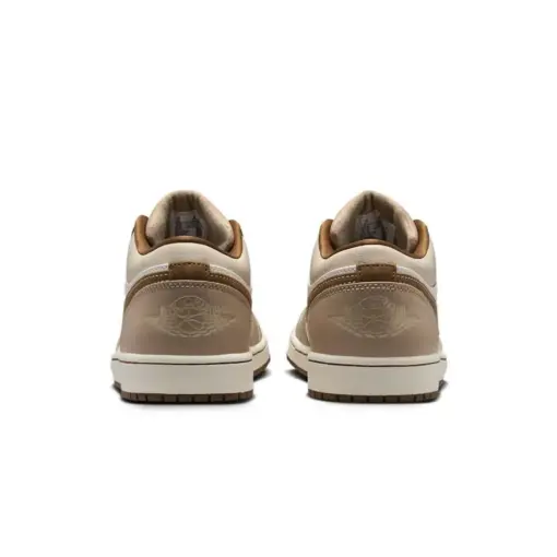 Air Jordan 1 Low Premium "Tan Brown" 牛奶糖 雕花皮革 棕褐色 男鞋 HF：圖片 4