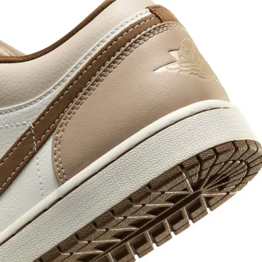Air Jordan 1 Low Premium "Tan Brown" 牛奶糖 雕花皮革 棕褐色 男鞋 HF：圖片 8