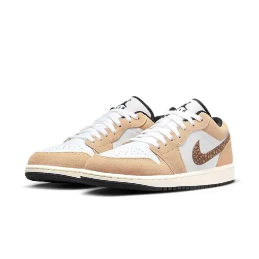 Air Jordan 1 Low "Brown Elephant" 棕爆裂紋 男鞋 DZ4130-201 [台：圖片 2
