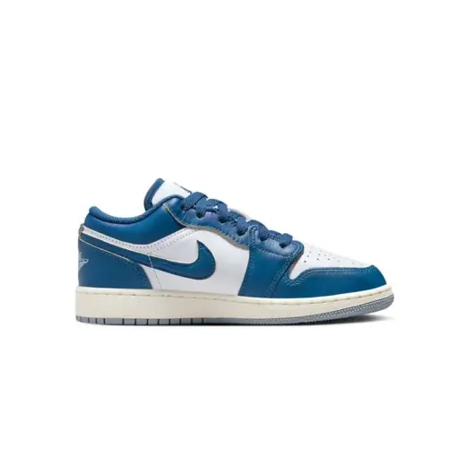 Air Jordan 1 Low "Industrial Blue" GS 軍藍 休閒鞋 女鞋 大童 FN91：圖片 3