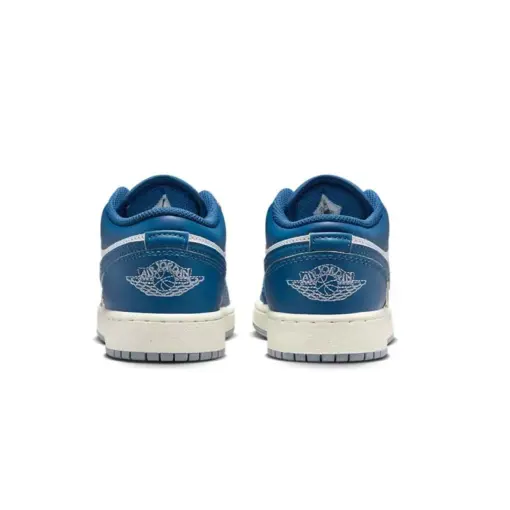 Air Jordan 1 Low "Industrial Blue" GS 軍藍 休閒鞋 女鞋 大童 FN91：圖片 4