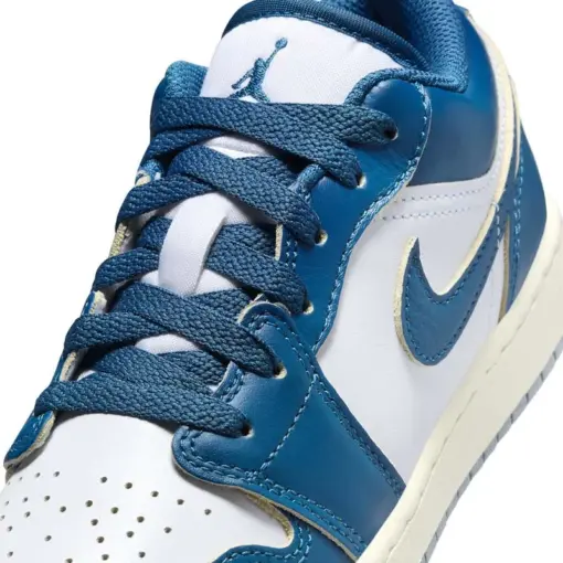 Air Jordan 1 Low "Industrial Blue" GS 軍藍 休閒鞋 女鞋 大童 FN91：圖片 7