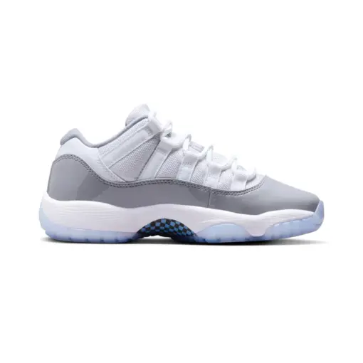Air Jordan 11 Low "Cement Grey" (GS) 灰水泥 漆皮 休閒鞋 女鞋 5288：圖片 3