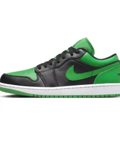 Air Jordan 1 Low "Lucky Green" 幸運綠 休閒鞋 黑綠 男鞋 553558-065