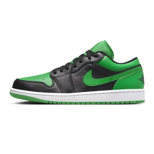 Air Jordan 1 Low "Lucky Green" 幸運綠 休閒鞋 黑綠 男鞋 553558-065
