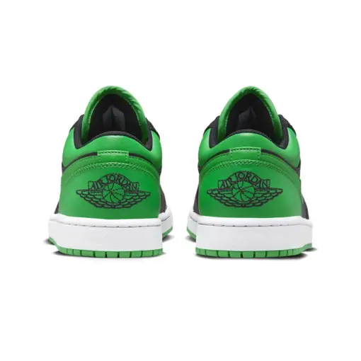 Air Jordan 1 Low "Lucky Green" 幸運綠 休閒鞋 黑綠 男鞋 553558-065：圖片 4