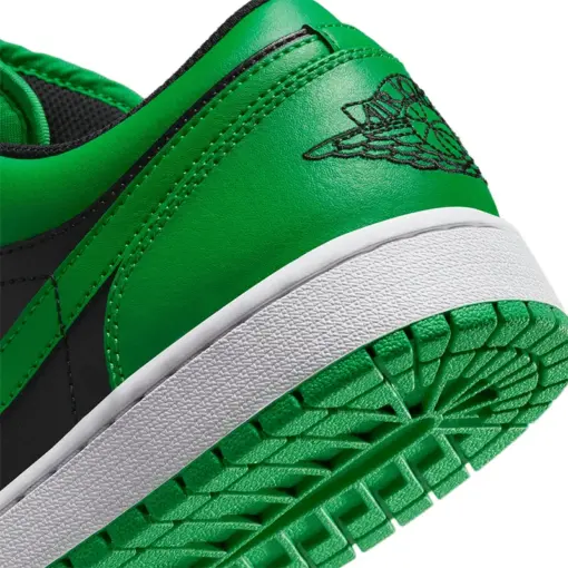 Air Jordan 1 Low "Lucky Green" 幸運綠 休閒鞋 黑綠 男鞋 553558-065：圖片 8