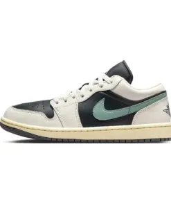 Air Jordan 1 Low "Jade Smoke" 菸草 黑綠 倒鉤平替版 女鞋 男女段 DC0774