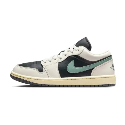 Air Jordan 1 Low "Jade Smoke" 菸草 黑綠 倒鉤平替版 女鞋 男女段 DC0774