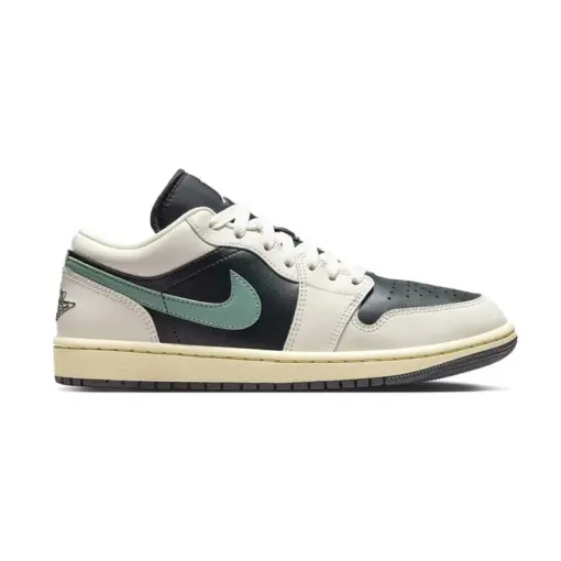 Air Jordan 1 Low "Jade Smoke" 菸草 黑綠 倒鉤平替版 女鞋 男女段 DC0774：圖片 3