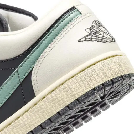 Air Jordan 1 Low "Jade Smoke" 菸草 黑綠 倒鉤平替版 女鞋 男女段 DC0774：圖片 8